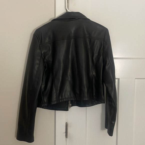 Express leather moto jacket - Picture 3 of 7